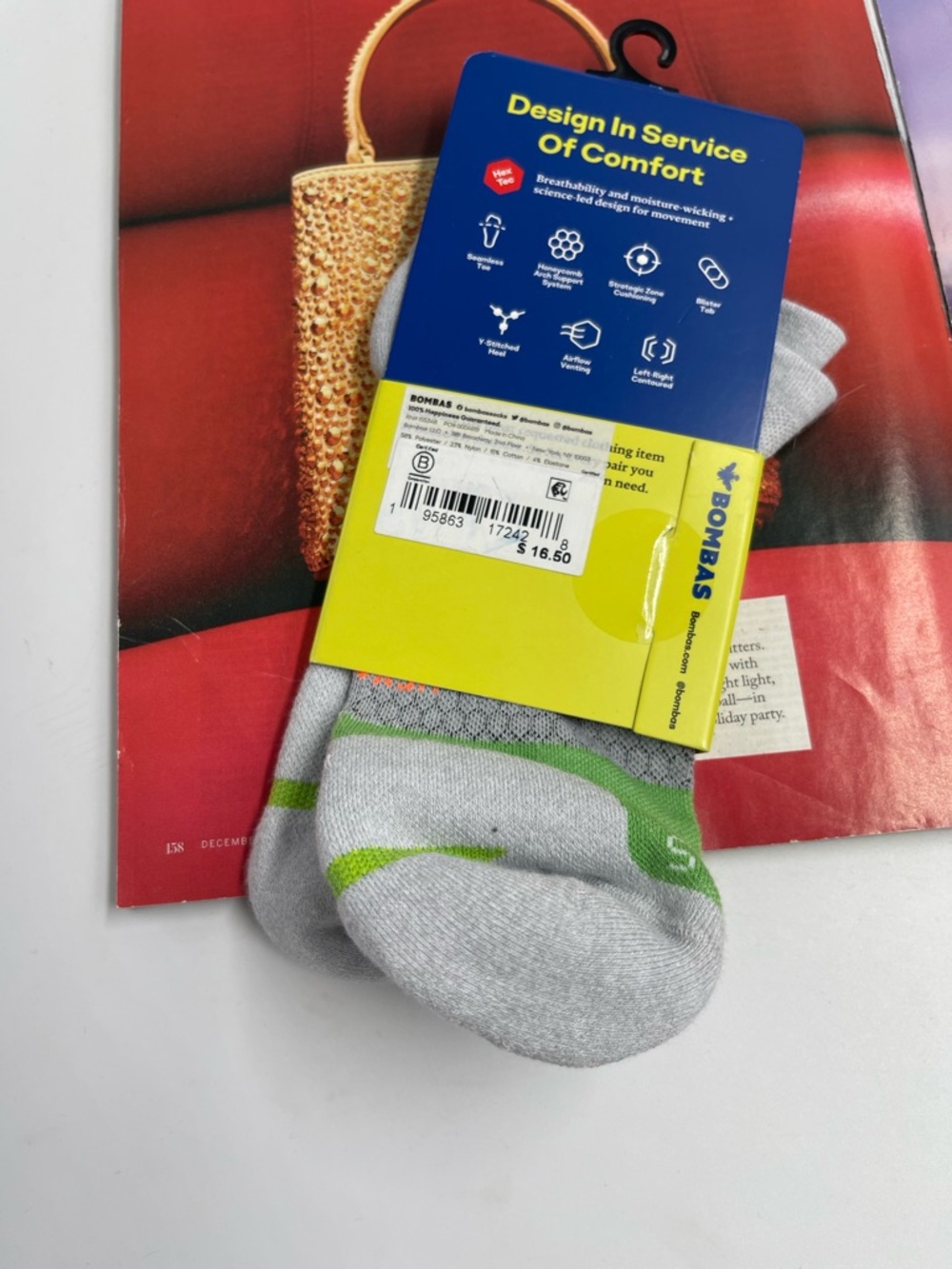 NWT Medium Women's Run Ankle Socks - Picture 2 of 3